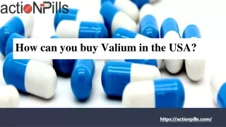 How can you buy Valium in USA_