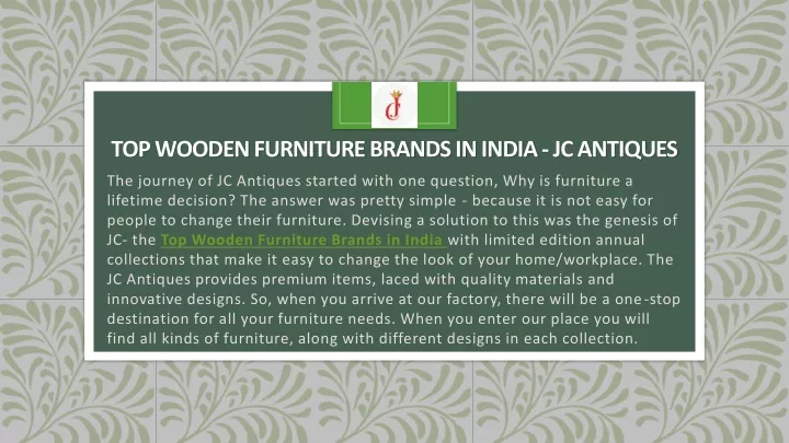 top wooden furniture brands in india jc antiques