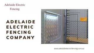 Adelaide electric fencing company