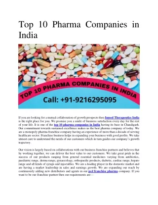 Top 10 Pharma Companies in India-converted