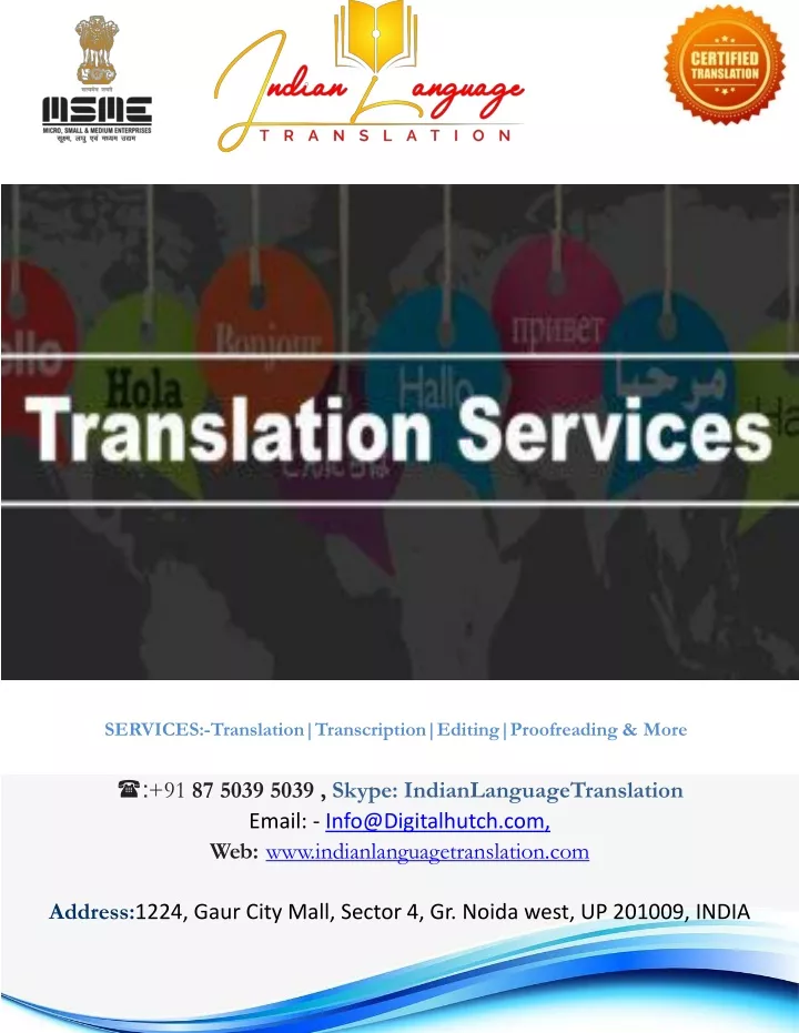 services translation transcription editing