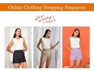 Online Clothing Shopping Singapore