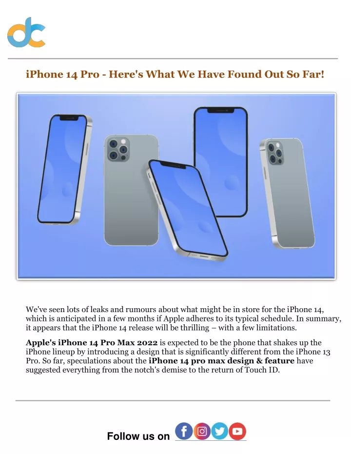 iphone 14 pro here s what we have found out so far