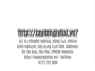 x y d ng l h i chuy n thi c ng tr n g i