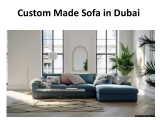 custom made sofa in dubai