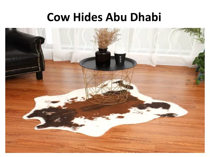 cow hides abu dhabi