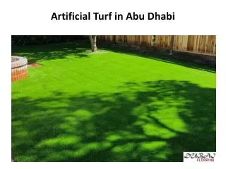 Artificial Turf in Abu Dhabi