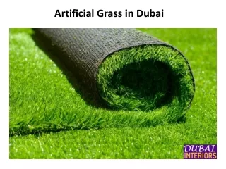 Artificial Grass in Dubai