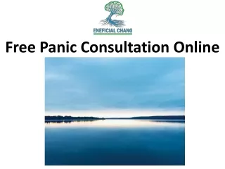 Free Panic Consultation Online
