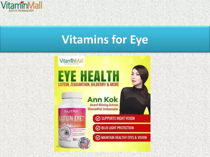 vitamins for eye