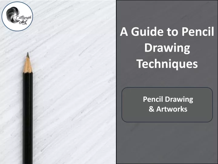a guide to pencil drawing techniques