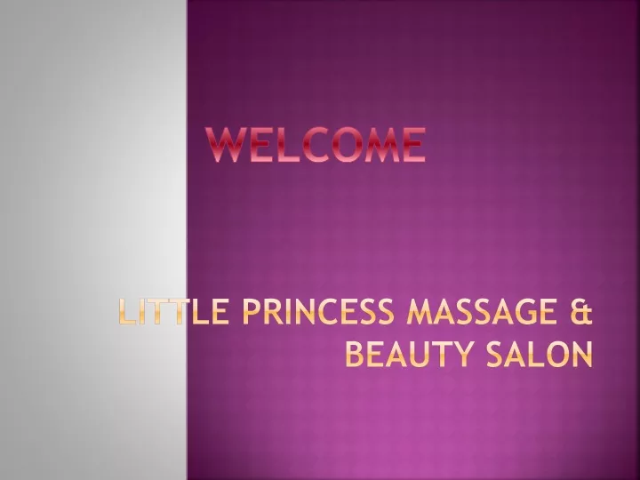 little princess massage beauty salon