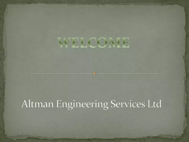 altman engineering services ltd