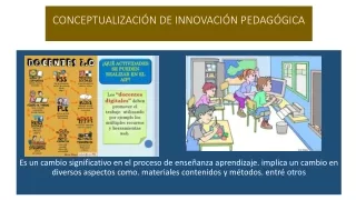 CONCEPTUALIZACIÓN DE INNOVACIÓN PEDAGÓGICA