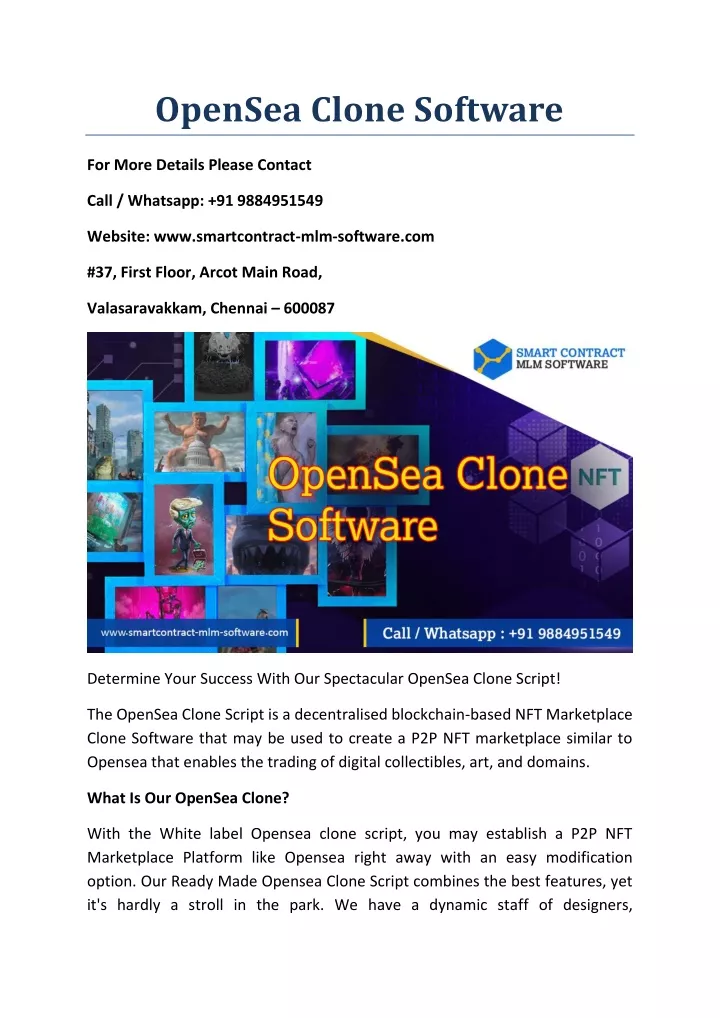 opensea clone software