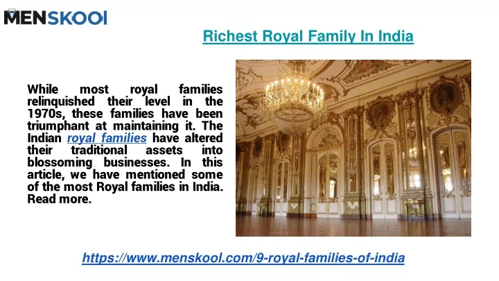 richest royal family in india