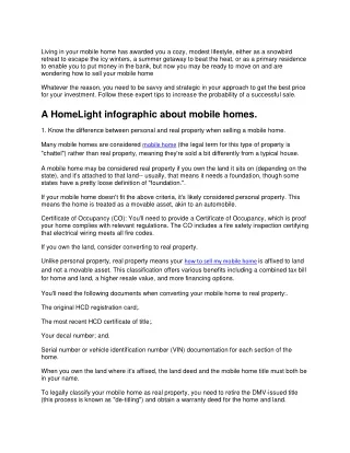 living in your mobile home has awarded you a cozy