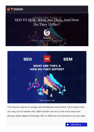 seo vs sem what are they and how do they differ