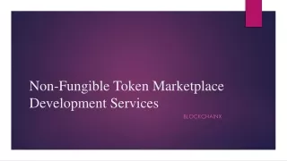 non fungible token marketplace development