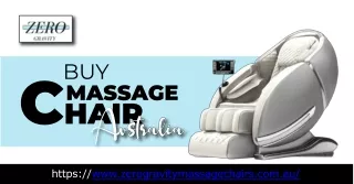 Buy Massage Chair Australia for Your Home - Zero Gravity Massage Chairs Australi