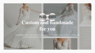 Custom and handmade for you