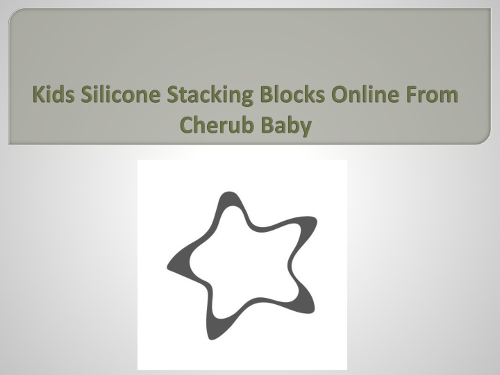 kids silicone stacking blocks online from cherub baby