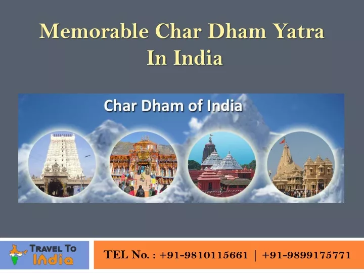 memorable char dham yatra in india