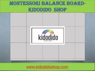 Montessori Balance Board-Kidodido Shop