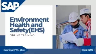 environment health and safety ehs online training