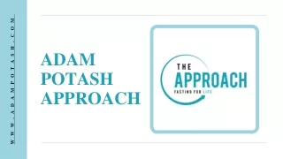 Adam Potash Approach -  Weight Loss Course & Support Community