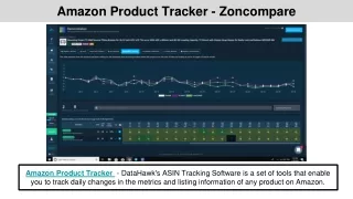 Amazon Product Tracker - Zoncompare