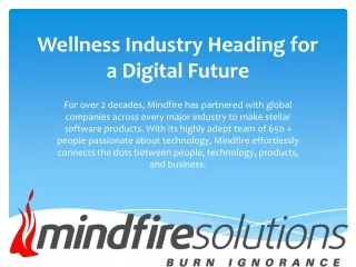 wellness industry heading for a digital future
