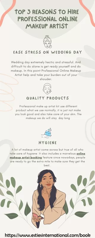 Top 3 Reasons to Hire  Professional Online Makeup Artist