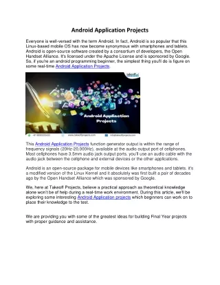 android application projects