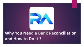 Why You Need a Bank Reconciliation and How to Do It