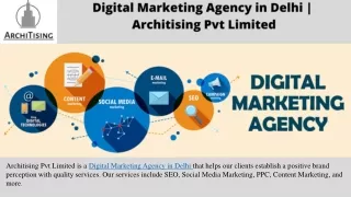 Digital Marketing Agency in Delhi - Architising Pvt Limited