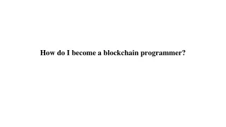 how do i become a blockchain programmer