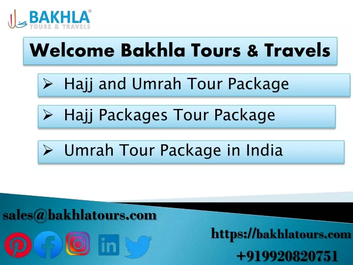 welcome bakhla tours travels