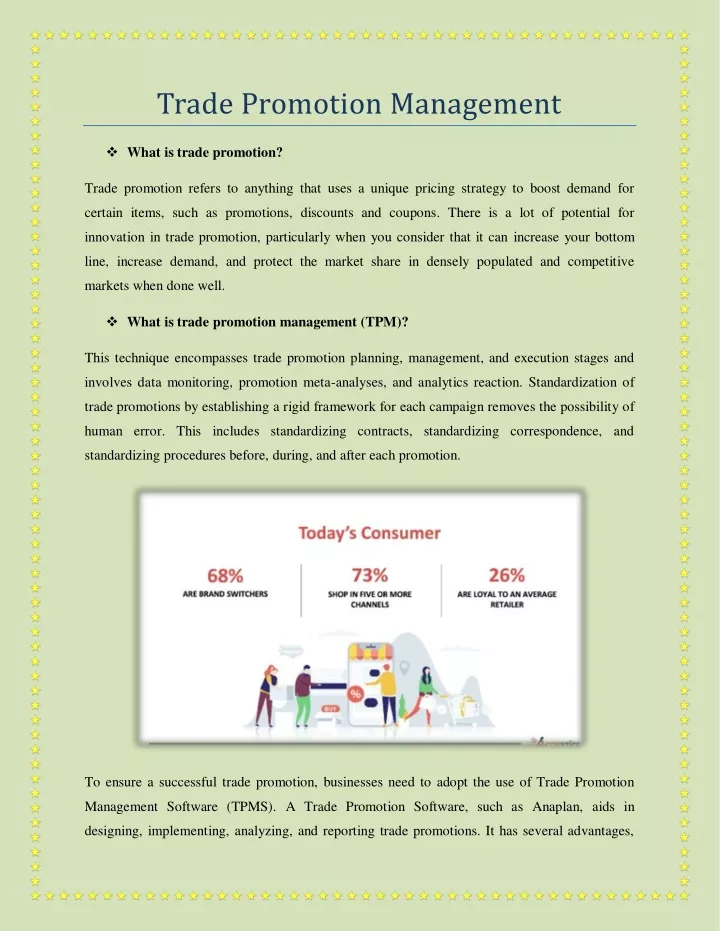 trade promotion management