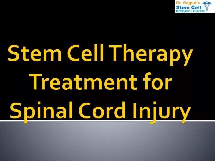 stem cell therapy treatment for spinal cord injury