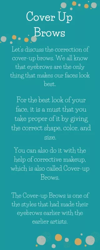 cover up brows