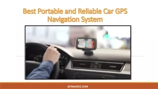 Best Portable and Reliable Car GPS Navigation System