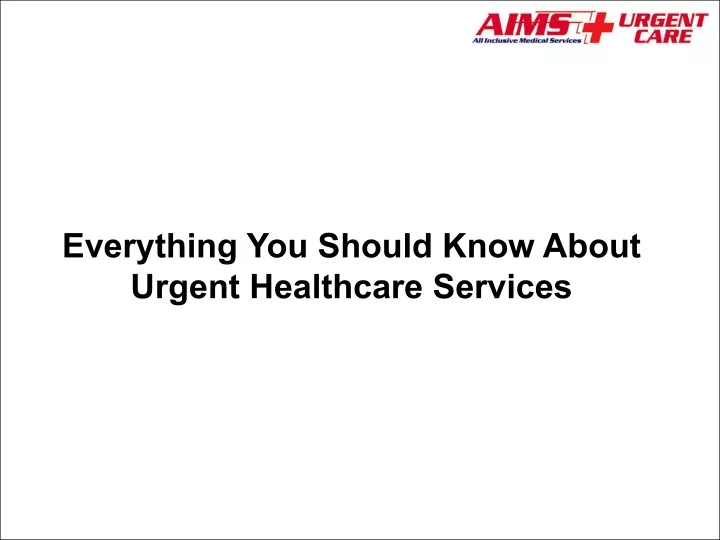 everything you should know about urgent