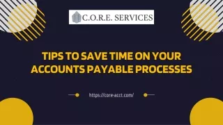 tips to save time on your accounts payable