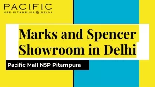 Marks and Spencer Showroom in Delhi