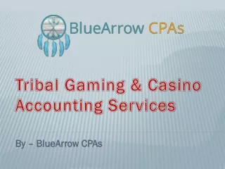 Tribal Gaming & Casino Accounting Services – BlueArrowCPAs