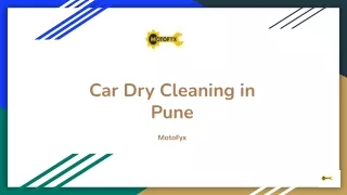 Car Dry Cleaning in Pune