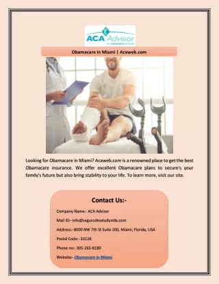 obamacare in miami acaweb com