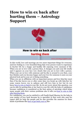 how to win ex back after hurting them astrology