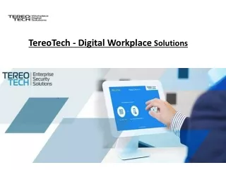 tereotech digital workplace solutions